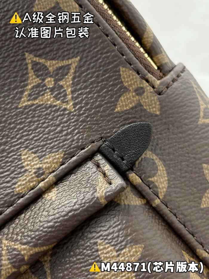 NIGO Louis Vuitton Women's Palm Springs Small Shoulder Bag Logo Printed Zipper Closure Cowhide Backpack Solid Color Casual Bags #nigo71892