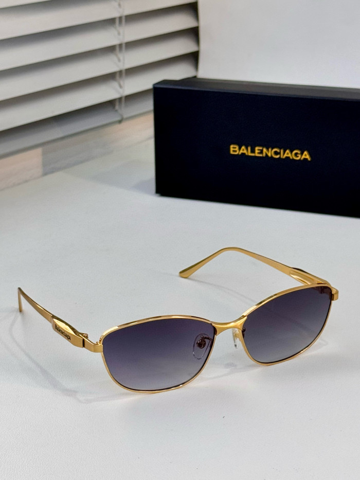 NIGO Balenciaga Women's Fashion Logo Decoration Solid Color Metal Cat Eye Sunglasses  Accessories #nigo71888