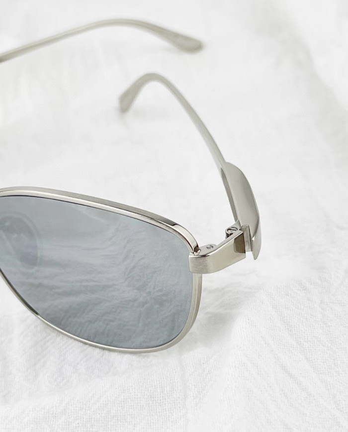 NIGO Balenciaga Women's Fashion Logo Decoration Solid Color Metal Cat Eye Sunglasses  Accessories #nigo71888