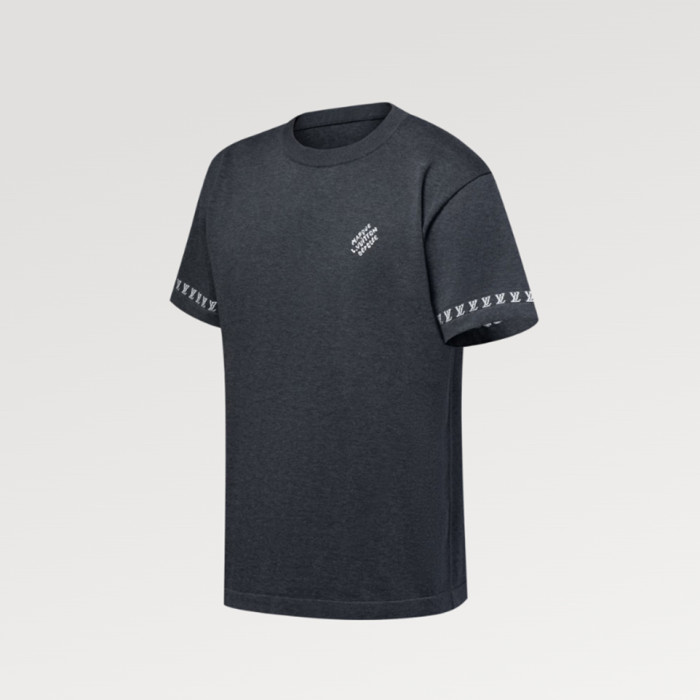 NIGO Louis Vuitton Men's Summer Jacquard Pattern Cotton Round Neck Short Sleeve T-Shirt #nigo71896
