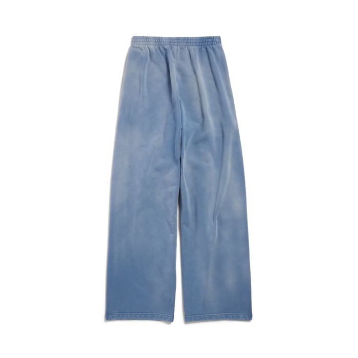 NIGO Balenciaga Men's Four Seasons Logo Printed Mid Waist Washed Gradient Loose Casual Sweatpants #nigo71895