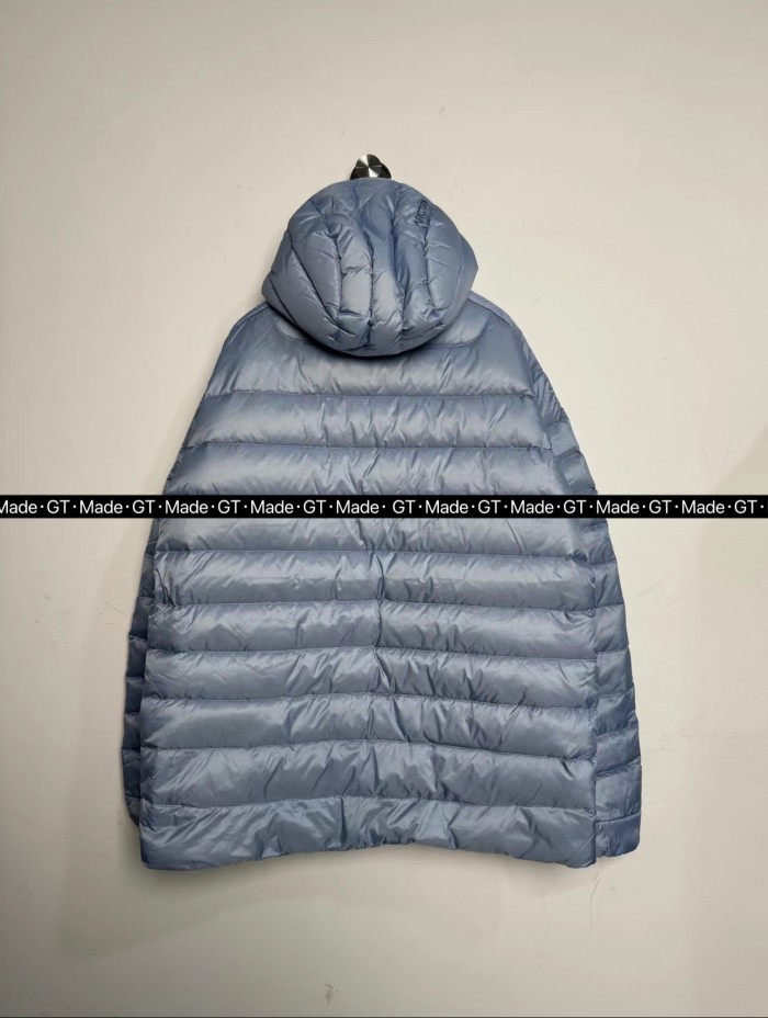 NIGO Arcteryx Men's Solid Color Zipper Lightweight Goose Down Windproof Long Sleeve Hooded Puffer Down Jacket #nigo71889