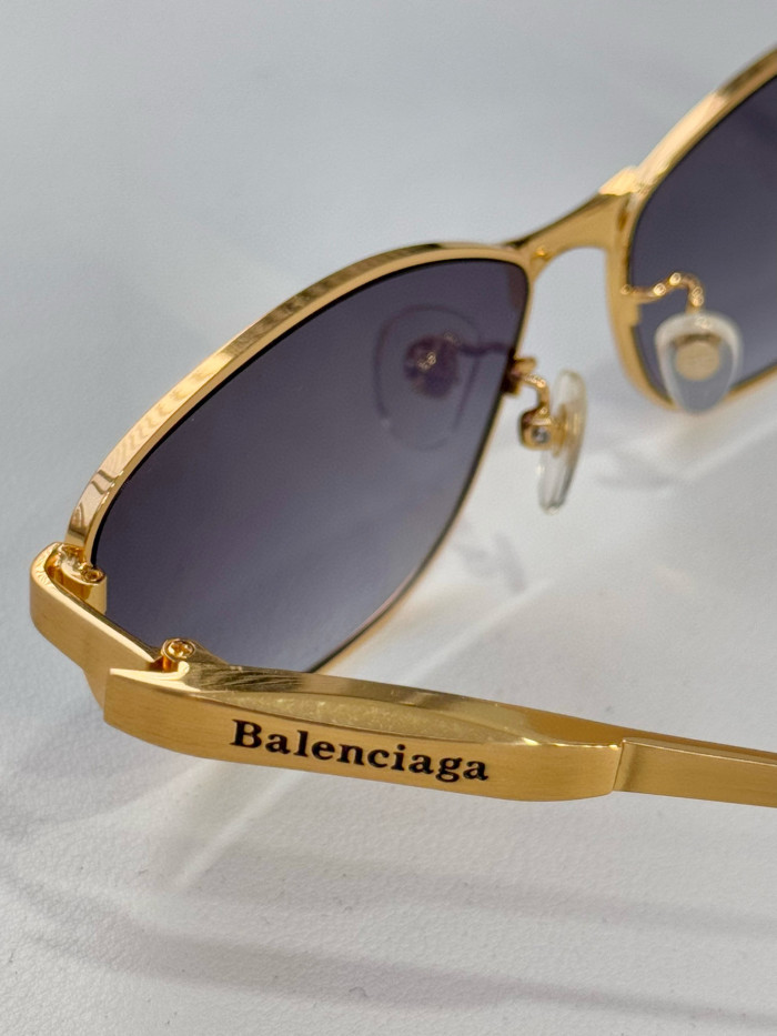NIGO Balenciaga Women's Fashion Logo Decoration Solid Color Metal Cat Eye Sunglasses  Accessories #nigo71888