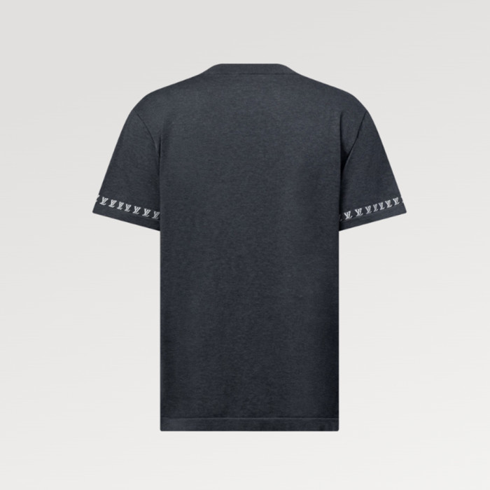 NIGO Louis Vuitton Men's Summer Jacquard Pattern Cotton Round Neck Short Sleeve T-Shirt #nigo71896