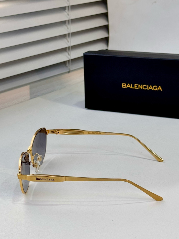 NIGO Balenciaga Women's Fashion Logo Decoration Solid Color Metal Cat Eye Sunglasses  Accessories #nigo71888