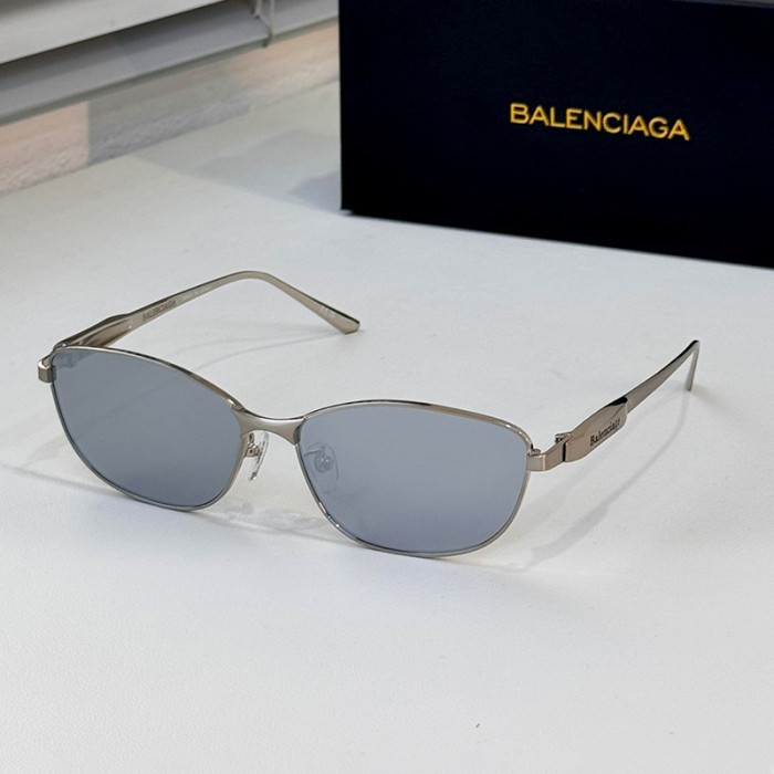 NIGO Balenciaga Women's Fashion Logo Decoration Solid Color Metal Cat Eye Sunglasses  Accessories #nigo71888