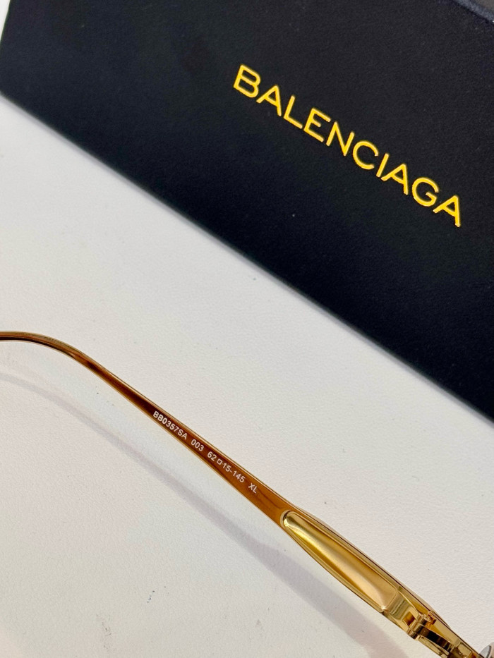 NIGO Balenciaga Women's Fashion Logo Decoration Solid Color Metal Cat Eye Sunglasses  Accessories #nigo71888