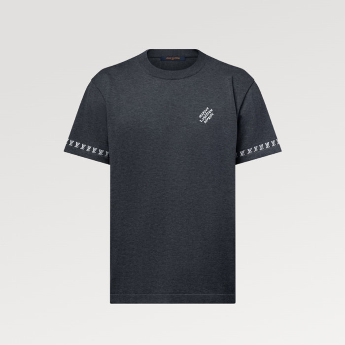 NIGO Louis Vuitton Men's Summer Jacquard Pattern Cotton Round Neck Short Sleeve T-Shirt #nigo71896