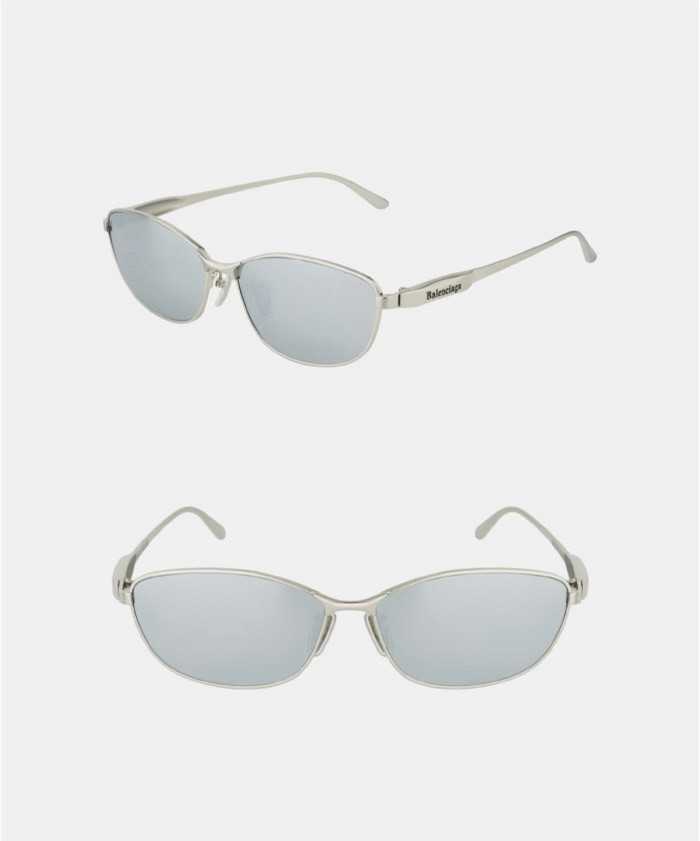 NIGO Balenciaga Women's Fashion Logo Decoration Solid Color Metal Cat Eye Sunglasses  Accessories #nigo71888