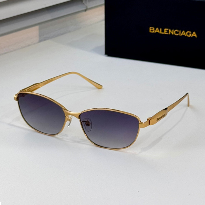 NIGO Balenciaga Women's Fashion Logo Decoration Solid Color Metal Cat Eye Sunglasses  Accessories #nigo71888