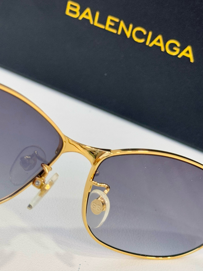 NIGO Balenciaga Women's Fashion Logo Decoration Solid Color Metal Cat Eye Sunglasses  Accessories #nigo71888