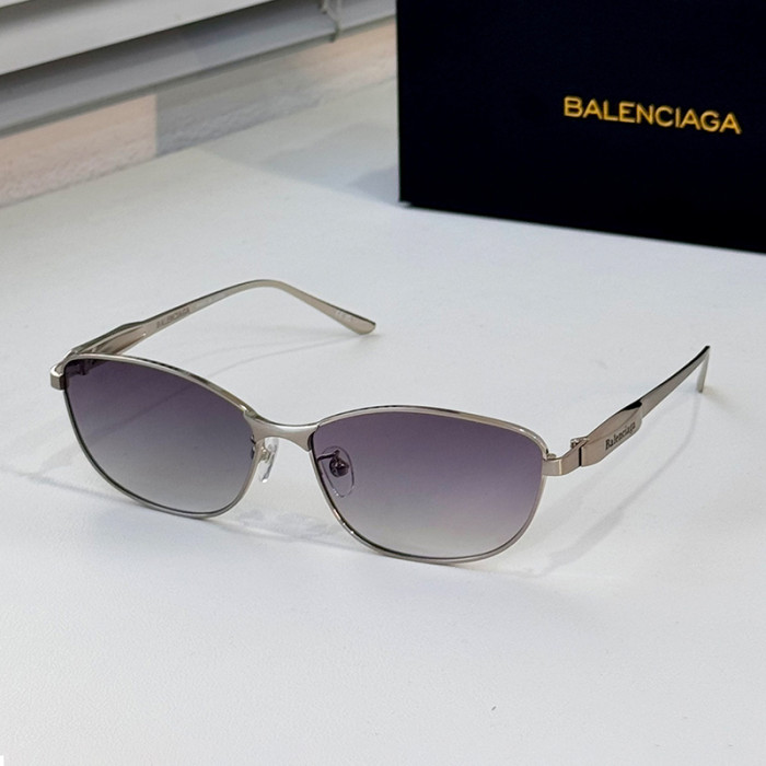 NIGO Balenciaga Women's Fashion Logo Decoration Solid Color Metal Cat Eye Sunglasses  Accessories #nigo71888