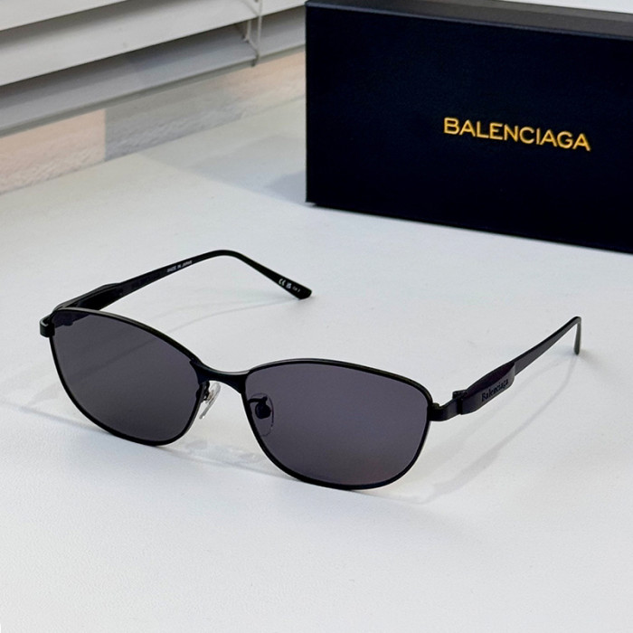 NIGO Balenciaga Women's Fashion Logo Decoration Solid Color Metal Cat Eye Sunglasses  Accessories #nigo71888