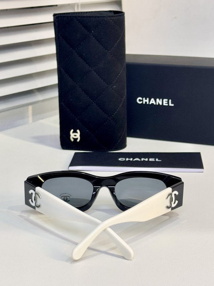 NIGO Chanel Men's Women's Logo Irregular Sunglasses Solid Color Glasses Accessories #nigo71923