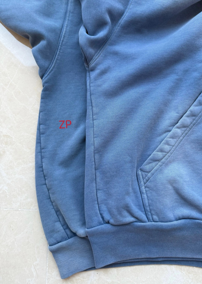 NIGO Balenciaga Men's Spring And Autumn Solid Color Washed Gradient Cotton Pullover Fitted Hooded Sweatshirt #nigo71921