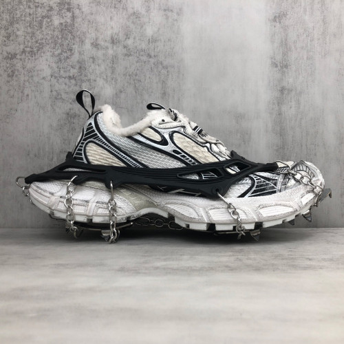 NIGO Balenciaga Men's Women's Four Seasons Retro Old 3xl Sneakers Round Head Lace-Up Solid Color Casual Low-Top Dad Shoes #nigo71924