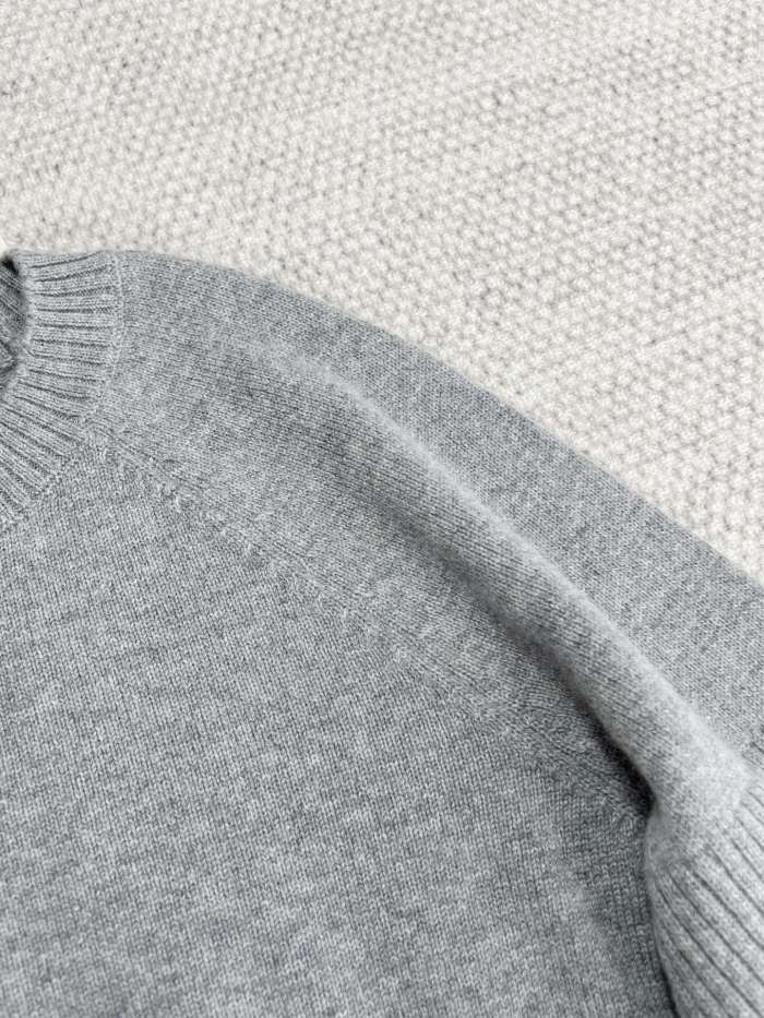 NIGO Chanel Women's Spring And Autumn Round Neck Solid Color Casual Long Sleeve Cashmere Sweater #nigo71912