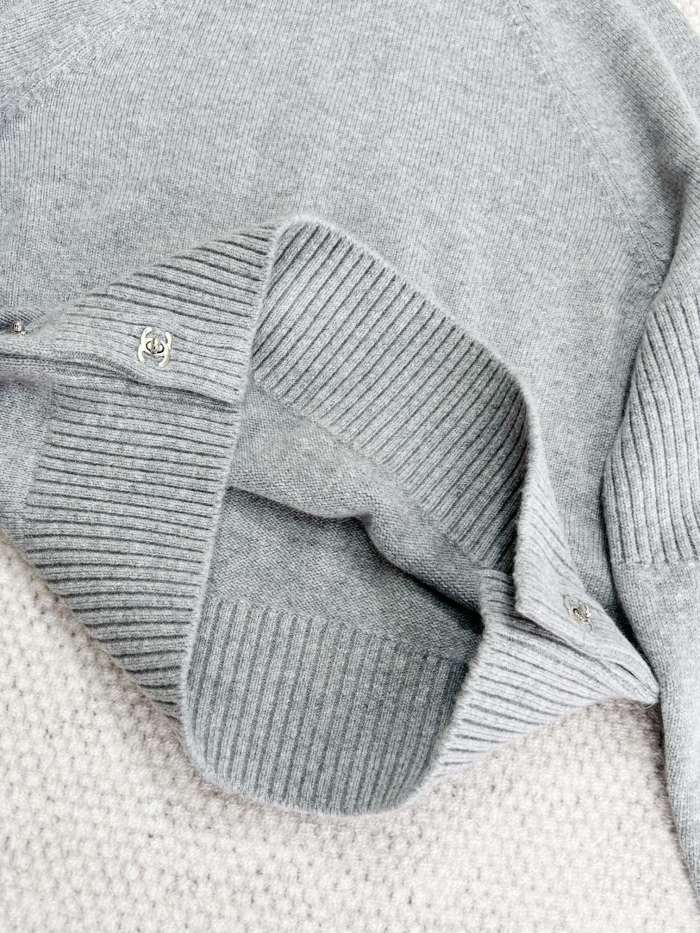 NIGO Chanel Women's Spring And Autumn Round Neck Solid Color Casual Long Sleeve Cashmere Sweater #nigo71912