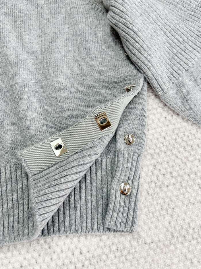 NIGO Chanel Women's Spring And Autumn Round Neck Solid Color Casual Long Sleeve Cashmere Sweater #nigo71912