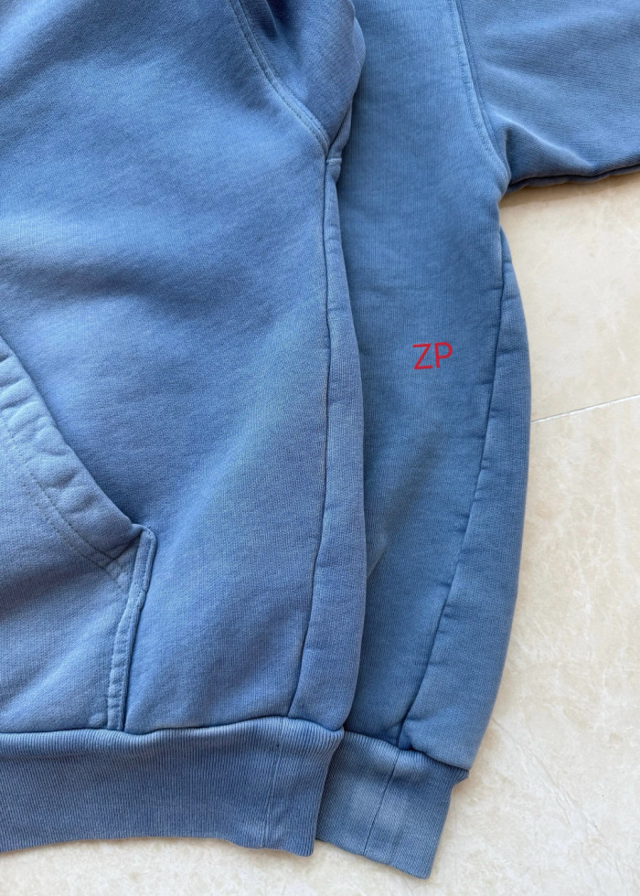 NIGO Balenciaga Men's Spring And Autumn Solid Color Washed Gradient Cotton Pullover Fitted Hooded Sweatshirt #nigo71921