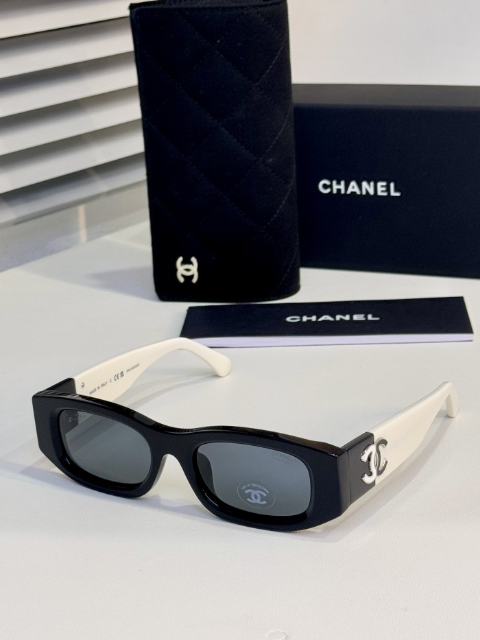 NIGO Chanel Men's Women's Logo Irregular Sunglasses Solid Color Glasses Accessories #nigo71923