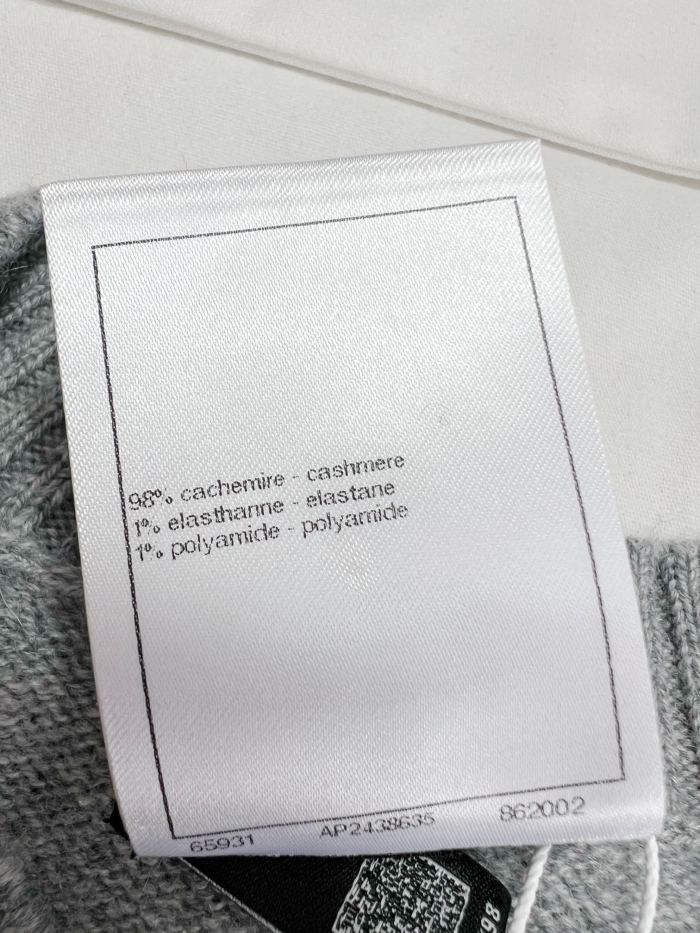 NIGO Chanel Women's Spring And Autumn Round Neck Solid Color Casual Long Sleeve Cashmere Sweater #nigo71912