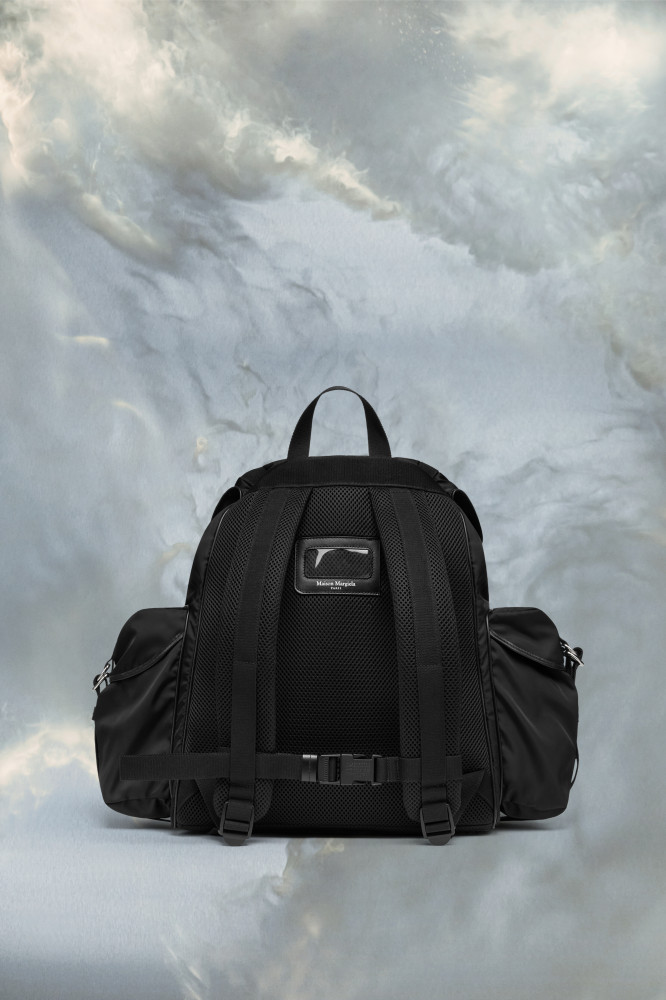 NIGO Maison Margiela Men's Nylon Solid Color Adjustable Strap Drawstring Flap High Tech XL Backpack Casual Shoulder Bag Bags SB2WA0013P6763T8013 Ngvp #nigo9919