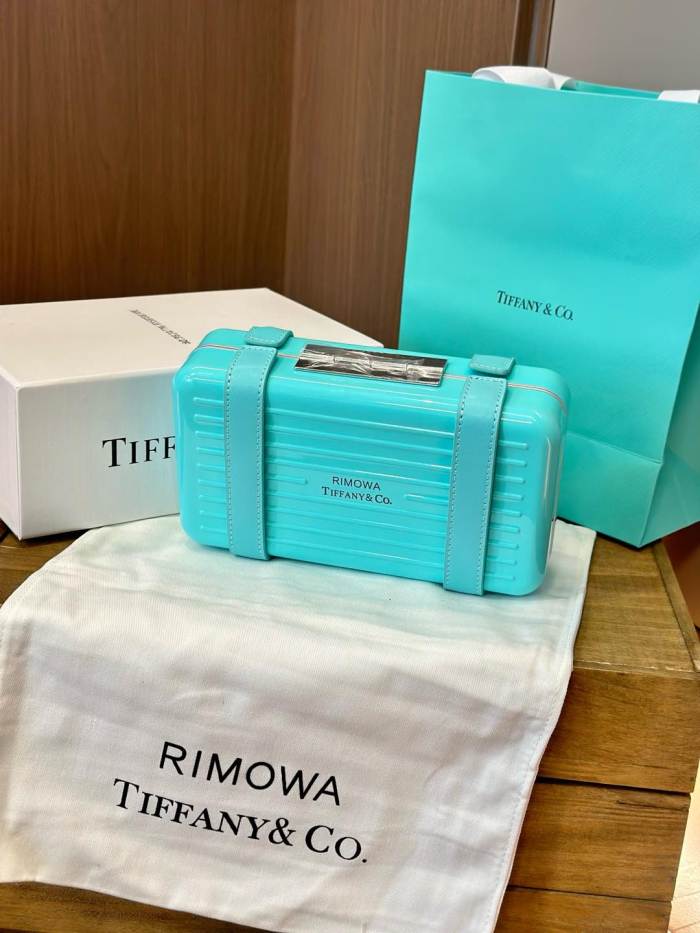 NIGO Rimowa x Tiffany & Co. Men's Women's Alphabet Logo Polycarbonate Organizer Tiffany Blue Jewelry Storage Boxes #nigo71936