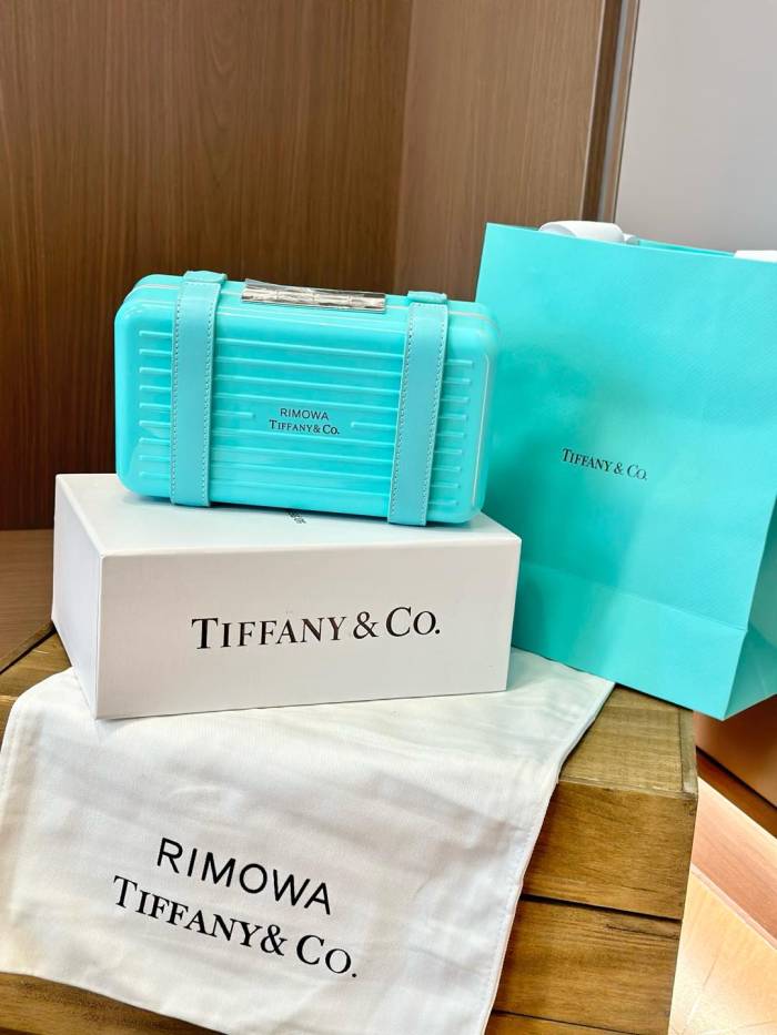 NIGO Rimowa x Tiffany & Co. Men's Women's Alphabet Logo Polycarbonate Organizer Tiffany Blue Jewelry Storage Boxes #nigo71936
