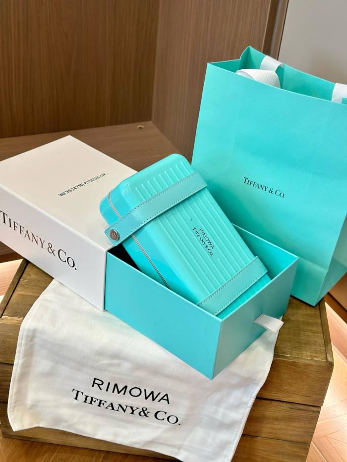 NIGO Rimowa x Tiffany & Co. Men's Women's Alphabet Logo Polycarbonate Organizer Tiffany Blue Jewelry Storage Boxes #nigo71936