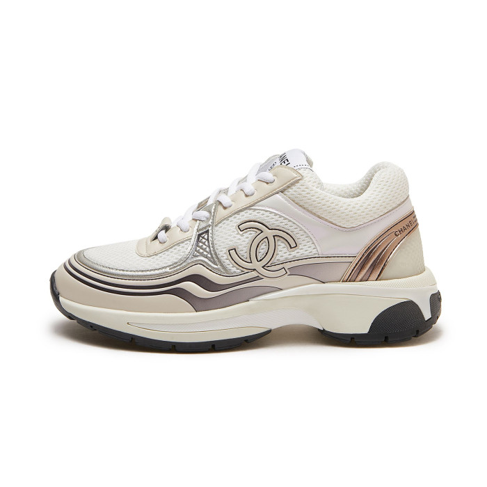 NIGO Chanel Women Men Thick Bottom Colorblocking Breathable Net Fashion Spring Summer Sneakers Trend Logo Strap Casual Shoes #nigo71869