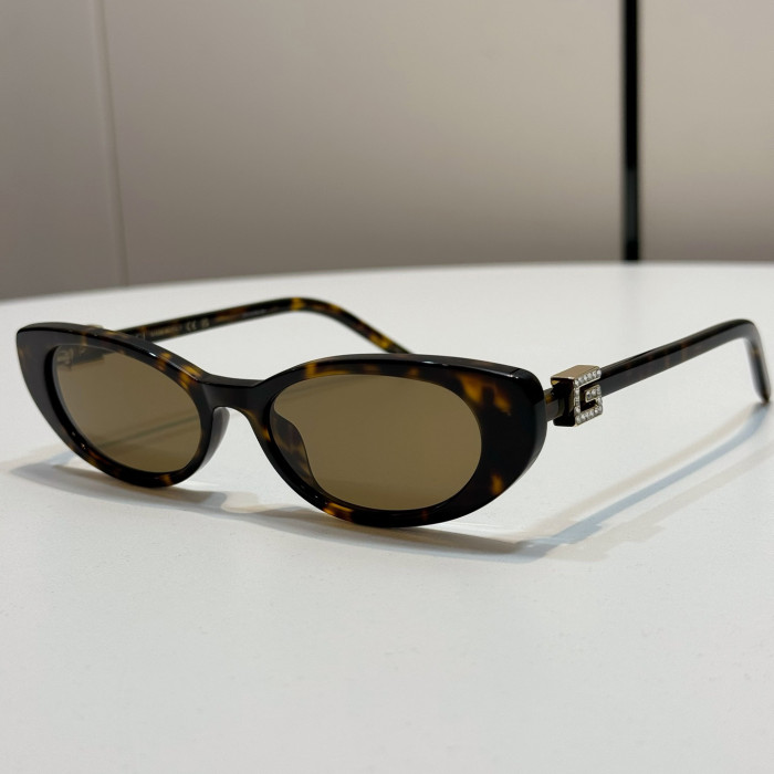 NIGO Gucci Men's and Women's Solid Color Square Logo Diamond Embellished Injection Molded Irregular Shaped Sunglasses Glasses #nigo75211
