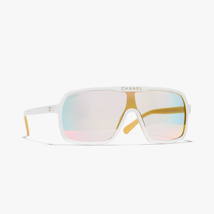 NIGO Chanel Men's and Women's Solid Color Acetate Square Sunglasses Glasses #nigo75199