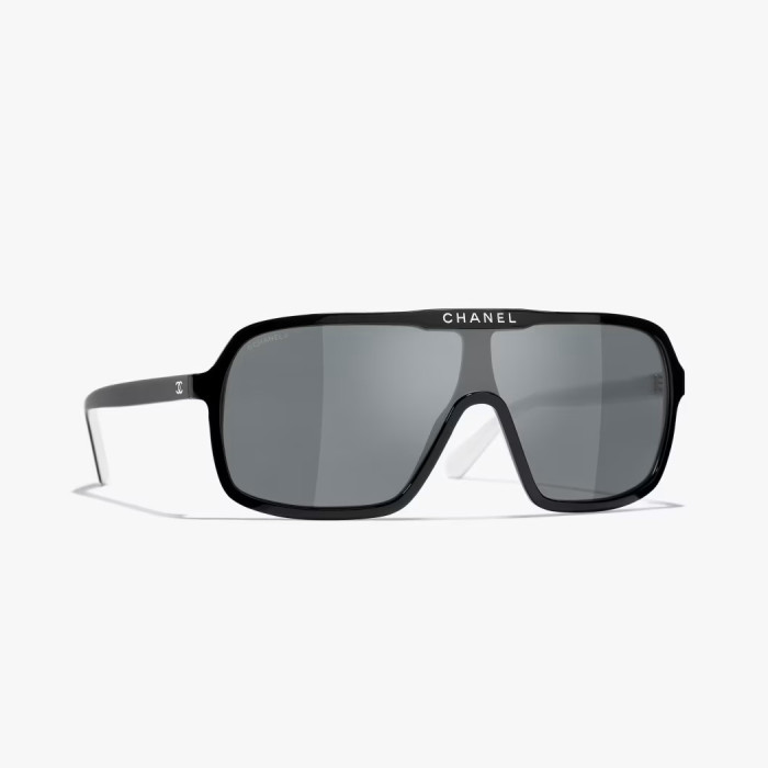 NIGO Chanel Men's and Women's Solid Color Acetate Square Sunglasses Glasses #nigo75199