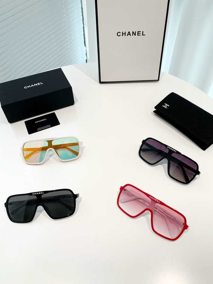 NIGO Chanel Men's and Women's Solid Color Acetate Square Sunglasses Glasses #nigo75199