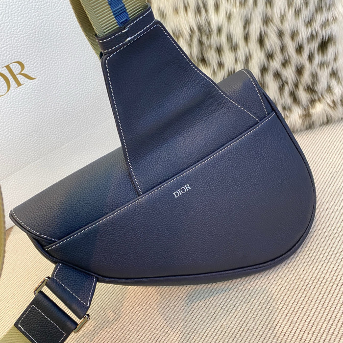 NIGO Dior Men's Leather Saddle Crossbody Chest Waist Shoulder Bag Bags #nigo75217