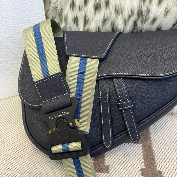 NIGO Dior Men's Leather Saddle Crossbody Chest Waist Shoulder Bag Bags #nigo75217
