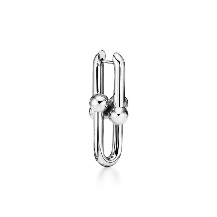 NIGO Tiffany & Co. Hardwear Collection Large Chain Hoop Earrings V Gold Fashion Luxury Sexy Earrings Jewelry Accessories  #nigo71962