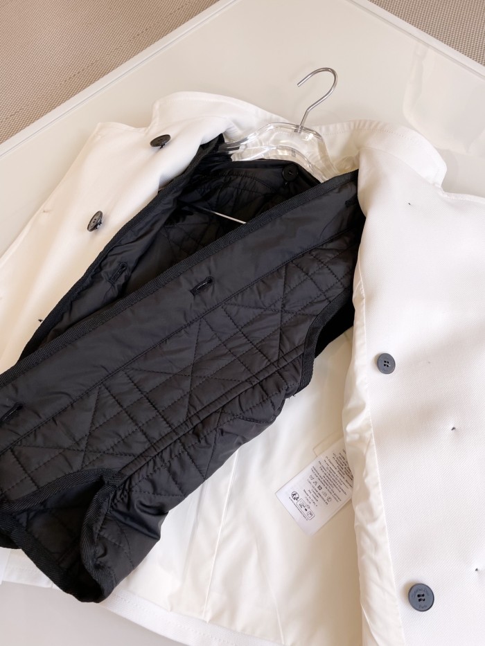 NIGO Dior Women's Autumn And Winter Solid Color Collar Double Breasted Long Sleeved Jacket Vest Two Piece Set #nigo75232