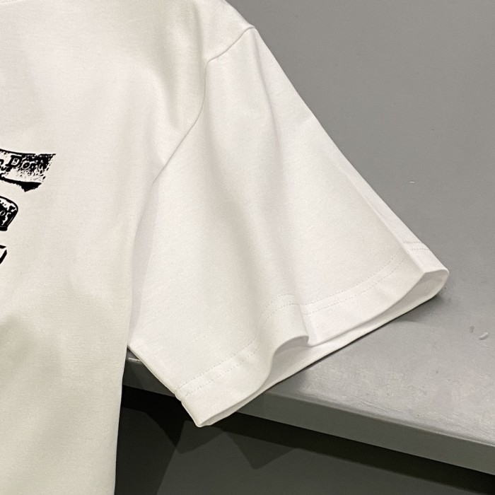NIGO Dior Men's Summer Solid Color Graphic Printed Round Neck Cotton Short Sleeve T-Shirt #nigo75238