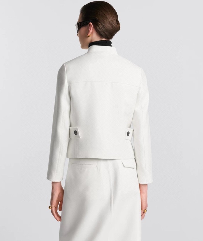 NIGO Dior Women's Autumn And Winter Solid Color Collar Double Breasted Long Sleeved Jacket Vest Two Piece Set #nigo75232