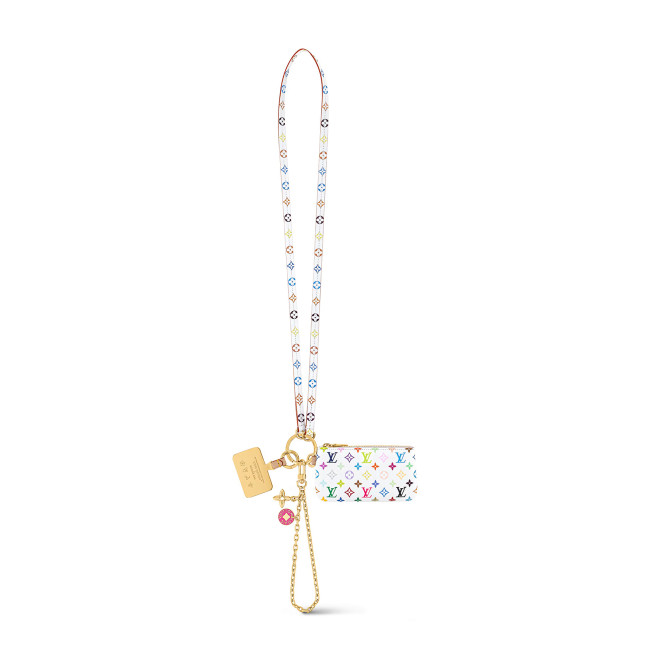 NIGO Louis Vuitton LV x TM Women's Chain Shoulder Strap Colorful Printed Shoulder Slanting Cell Phone Bag Bags #nigo75244