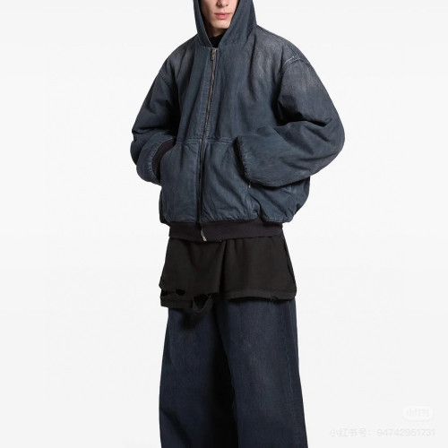 NIGO Balenciaga Men's And Women's Spring And Fall Letter Logo Loose Hooded Long Sleeved Zipper Jacket #nigo75249