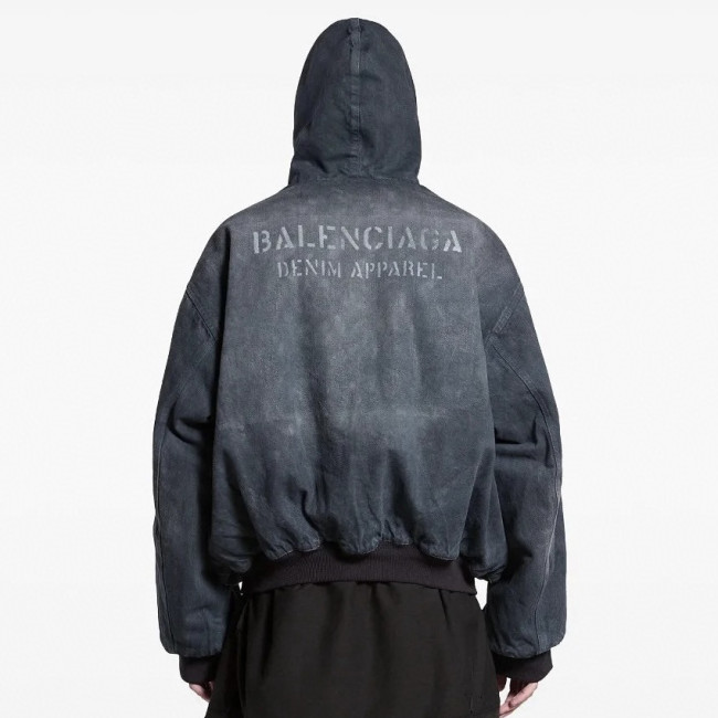 NIGO Balenciaga Men's And Women's Spring And Fall Letter Logo Loose Hooded Long Sleeved Zipper Jacket #nigo75249