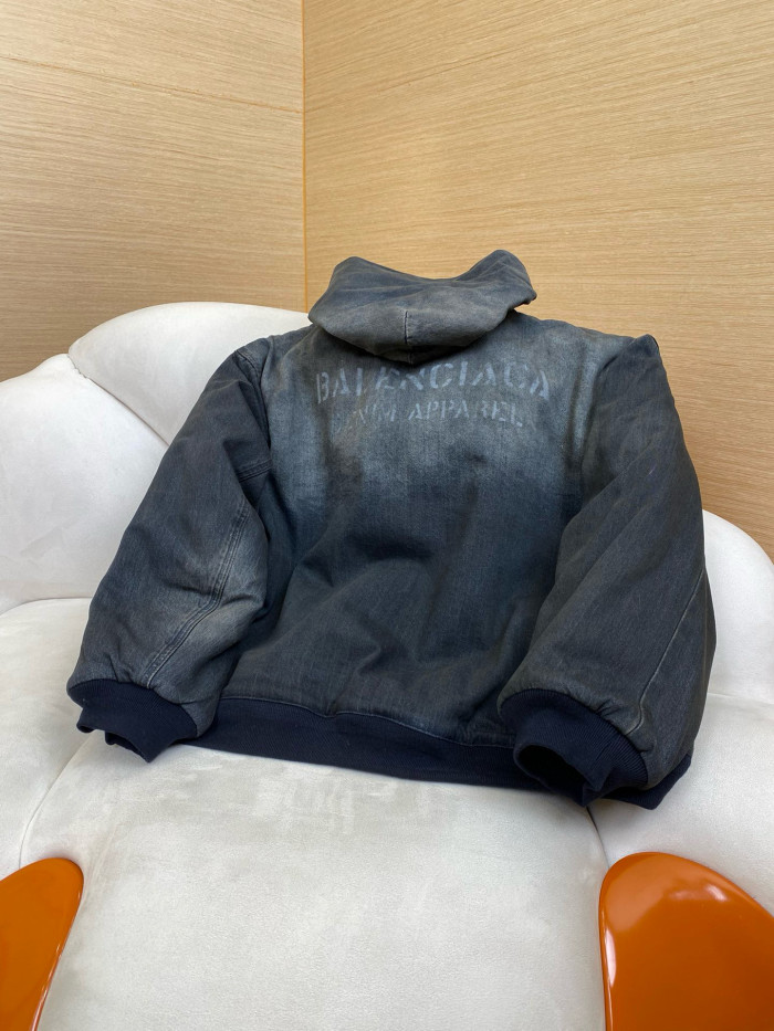 NIGO Balenciaga Men's And Women's Spring And Fall Letter Logo Loose Hooded Long Sleeved Zipper Jacket #nigo75249