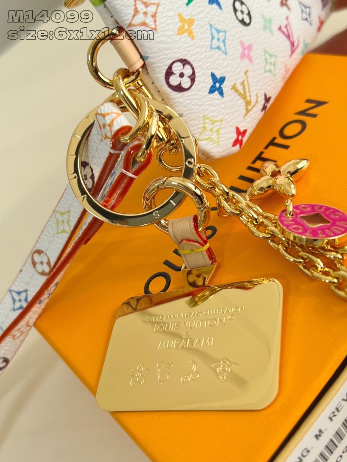 NIGO Louis Vuitton LV x TM Women's Chain Shoulder Strap Colorful Printed Shoulder Slanting Cell Phone Bag Bags #nigo75244