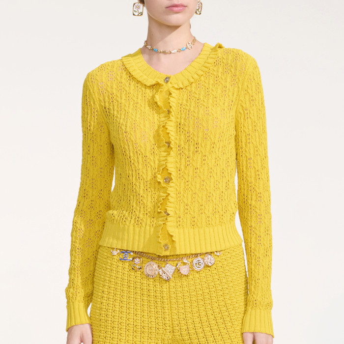 NIGO Chanel Women's Spring, Autumn And Winter Cotton Single-Breasted Solid Color Long-Sleeved Knitted Cardigan Ngvp #nigo9941