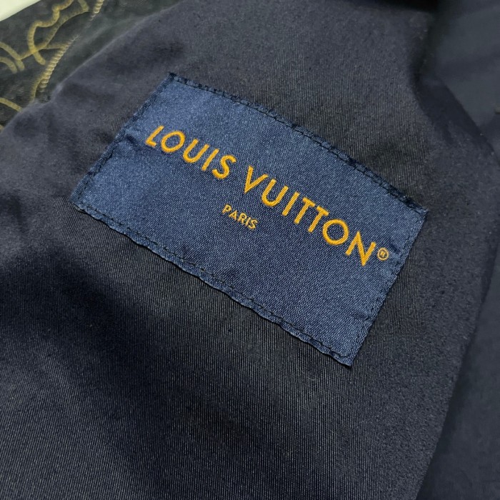 NIGO Louis Vuitton Men's Spring And Fall Logo Embroidery Zipper Lapel Long Sleeved Denim Jacket Casual Jeans Pants Suit Set #nigo75267
