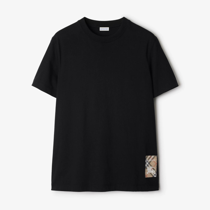 NIGO Burberry Men's Summer Embroidered Logo Round Neck Cotton Short Sleeve T-Shirt #nigo75264