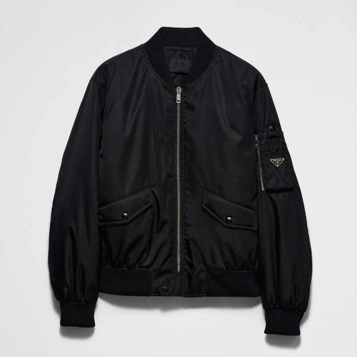 NIGO Prada Men's Fall And Winter Recycled Nylon Fabric Zipper Long Sleeve Jacket #nigo75271